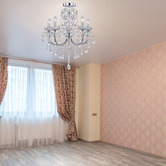 Luminea Natalya Metal &amp; Crystal 5-Light Close to Ceiling Light