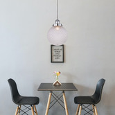 Luminea Jowly Iron &amp; Glass Pendant Light