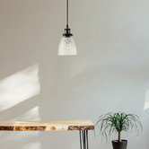 Luminea Ortega Metal &amp; Glass Pendant Light