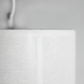 Luminea Nikki Metal &amp; Fabric Pendant Light