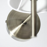 Luminea Garrett Metal &amp; Fabric Wall Lamp