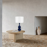 Luminea 66cm Vaughan Ceramic &amp; Fabric Table Lamp