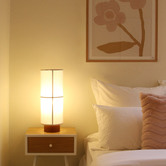 Luminea Marriott Metal &amp; Fabric Table Lamp