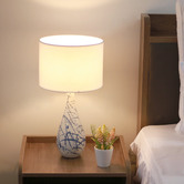 Luminea Dixie Ceramic &amp; Fabric Table Lamp