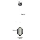 Luminea Donte Metal LED Pendant Light