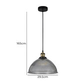 Luminea Trappes Metal &amp; Glass Pendant Light