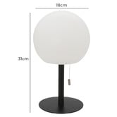 Luminea Mathias Iron Cordless Table Lamp