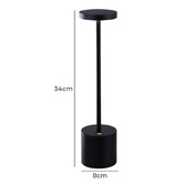 Luminea Josephi Aluminium Cordless LED Table Lamp