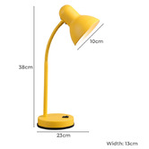Luminea 38cm Deborah Desk Lamp