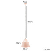 Luminea Cavaillon Metal Pendant Light