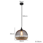 Luminea Jayne Iron Pendant Light