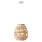 Luminea Avery Rattan Pendant Light