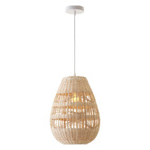 Luminea Avery Rattan Pendant Light
