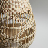 Luminea Avery Rattan Pendant Light