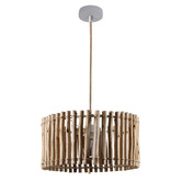 Luminea Conroy Eucalyptus Wood Pendant Light