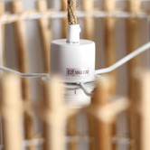 Luminea Conroy Eucalyptus Wood Pendant Light