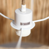 Luminea Penny Raffia Pendant Light