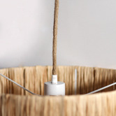 Luminea Penny Raffia Pendant Light