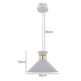 Luminea Shane Metal Pendant Light