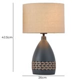 Luminea Marika Iron Table Lamp