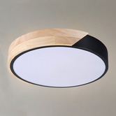 Luminea Helsinki Iron Round LED Oyster Light