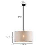 Luminea Taryn Iron Pendant Light