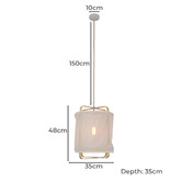 Luminea Nial Bamboo Pendant Light