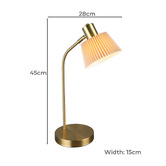 Luminea 45cm Emmery Table Lamp