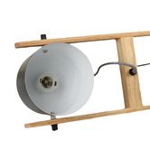 Luminea Maverick Rubberwood 3 Light Bar Pendant