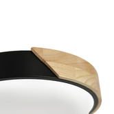 Luminea Helsinki Iron Round LED Oyster Light