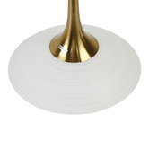Luminea Laken Brushed Brass Iron Pendant Light