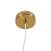 Luminea Laken Brushed Brass Iron Pendant Light
