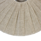 Luminea Wyatt Iron &amp; Linen Cone Pendant Light