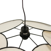 Luminea Vivien Linen Petal Pendant Light