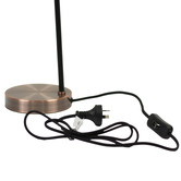 Luminea Fabian Metal &amp; Glass Table Lamp