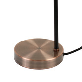 Luminea Fabian Metal &amp; Glass Table Lamp