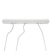 Luminea Maverick Rubberwood 3 Light Bar Pendant