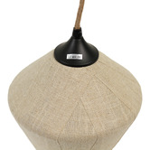 Luminea Payton Geometric Linen Pendant Light