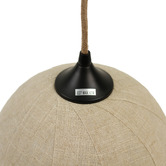 Luminea Payton Spherical Linen Pendant Light