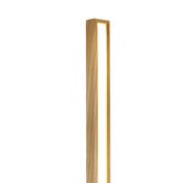 Luminea Reubin Rubberwood LED Floor Lamp