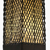 Luminea Chloe Raffia &amp; Linen Floor Lamp