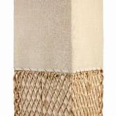 Luminea Chloe Raffia &amp; Linen Floor Lamp