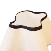 Luminea Sigmund Metal &amp; Linen Wave Table Lamp