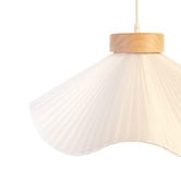 Luminea Kenny Rubberwood Pendant Light