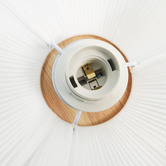 Luminea Kenny Rubberwood Pendant Light