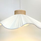 Luminea Kenny Rubberwood Pendant Light
