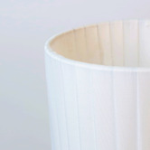 Luminea Adiel Metal &amp; Fabric Cylinder Floor Lamp