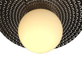 Luminea Burton Metal Flush Mount Ceiling Light