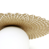 Luminea Burton Metal Flush Mount Ceiling Light