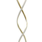 Luminea Hadley Gold Iron Aluminium Floor Lamp